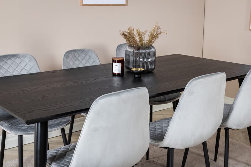 Daicy Spisebord 180 cm med 6 Ypas Spisestoler - Møbler - Bord - Spisegruppe