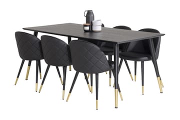 Daicy Spisegruppe med 6 Valerie Spisestoler - Møbler - Bord - Spisegruppe