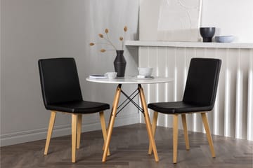 Danburi Spisegruppe 60 cm Rund med 2 Today Stoler - Sort - Møbler - Bord - Spisegruppe