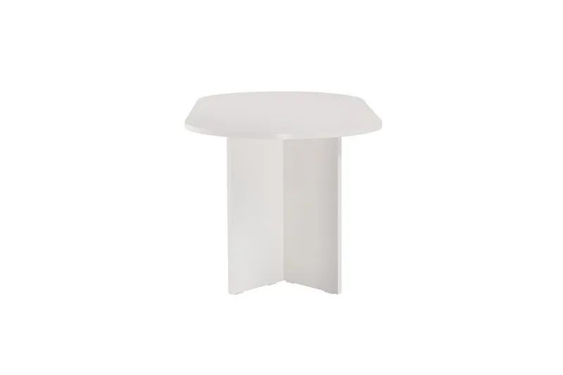 Dano Ovalt Spisebord 180x90 cm med Malt Treutseende - Hvit - Møbler - Bord - Spisebord & kjøkkenbord