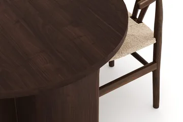 Dano Spisebord 180 cm med 4 Dastoori Spisestoler - Valnøtt - Møbler - Bord - Spisegruppe