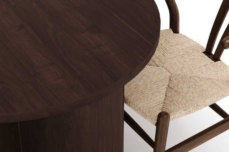 Dano Spisebord 180 cm med 6 Dezuid Spisestoler - Valnøtt - Møbler - Bord - Spisegruppe