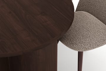 Dano Spisebord 180 cm med 6 Naira Plus Spisestoler - Valnøtt / Greige - Møbler - Bord - Spisegruppe