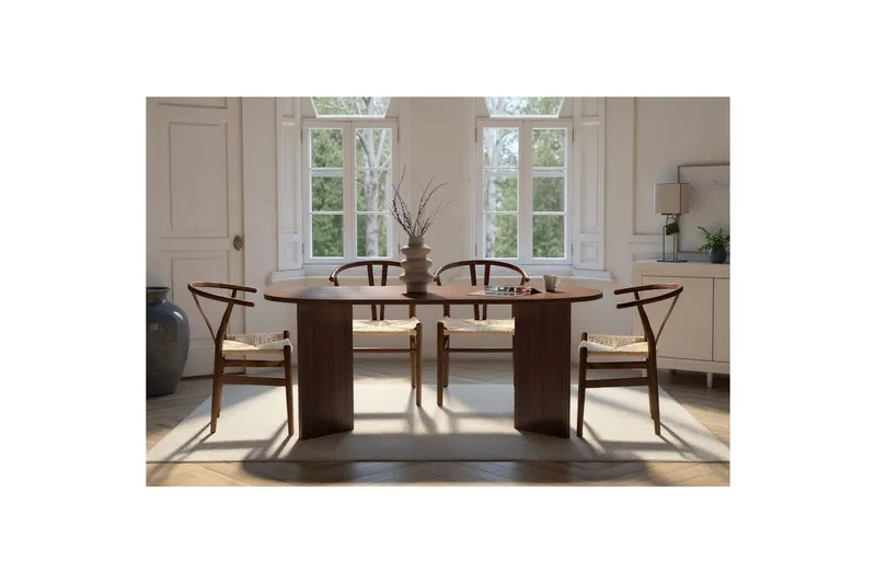 Dano Spisebord 180 cm Oval - Natur - Møbler - Bord - Spisebord & kjøkkenbord