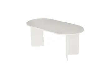 Dano Spisebord 180 cm Oval - Natur/Hvit - Møbler - Bord - Spisebord & kjøkkenbord