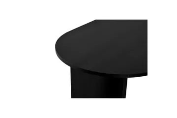 Dano Spisebord 180 cm Oval - Natur/Svart - Møbler - Bord - Spisebord & kjøkkenbord