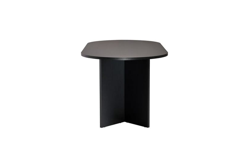 Dano Spisebord 180 cm Oval - Natur/Svart - Møbler - Bord - Spisebord & kjøkkenbord