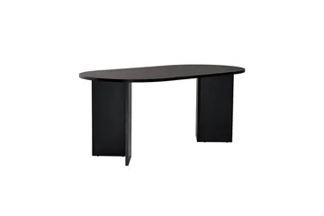 Dano Spisebord 180 cm Oval - Natur/Svart - Møbler - Bord - Spisebord & kjøkkenbord
