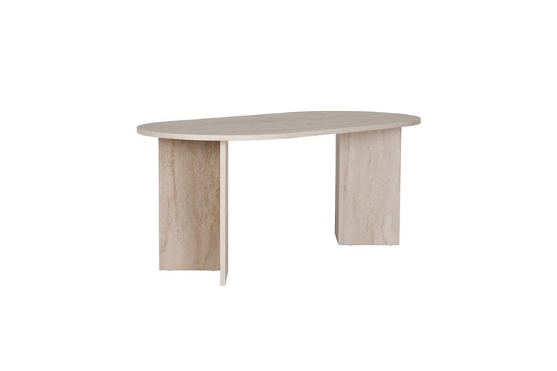 Dano Spisebord 180 cm Oval - Taupe - Møbler - Bord - Spisebord & kjøkkenbord