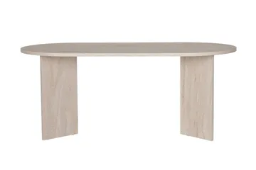 Dano Spisebord 180 cm Oval - Taupe - Møbler - Bord - Spisebord & kjøkkenbord