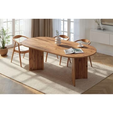 Dano Spisebord Oval 200 cm - Natur - Møbler - Bord - Spisebord & kjøkkenbord