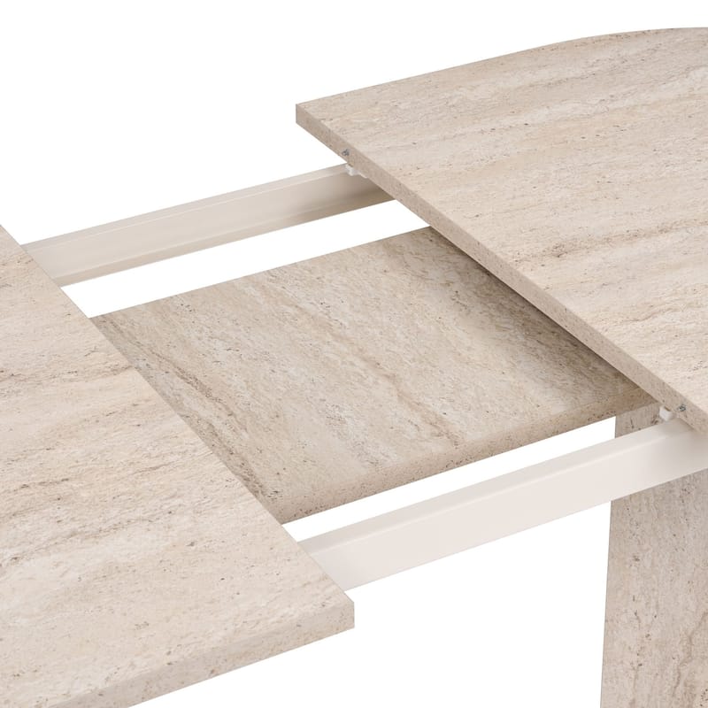 Dano Uttrekkbart spisebord 160 cm - Travertin - Møbler - Bord - Spisebord & kjøkkenbord