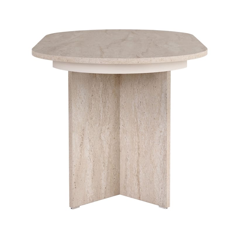 Dano Uttrekkbart spisebord 160 cm - Travertin - Møbler - Bord - Spisebord & kjøkkenbord