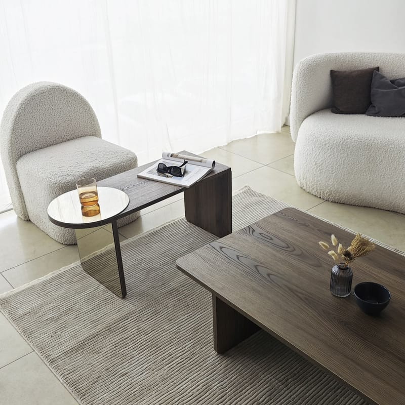 Dasina sofabord 105 cm - Bronzie og Valnøtt - Møbler - Bord - Sofabord & salongbord