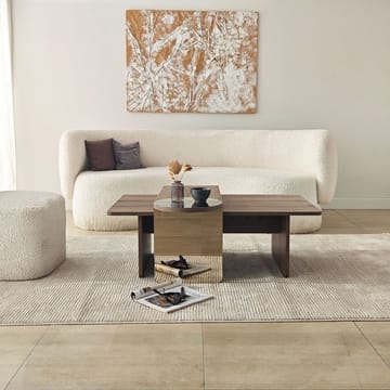 Dasina sofabord 105 cm - Bronzie/Valnøtt - Møbler - Bord - Sofabord & salongbord