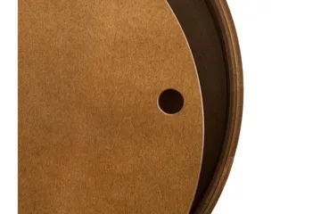 Debanhi Sofabord 40x45 cm - Mørkt tre/Hvit - Møbler - Bord - Sofabord & salongbord