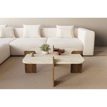 Denros Sofabord 90 cm - Brun/Mørkebrun - Møbler - Bord - Sofabord & salongbord