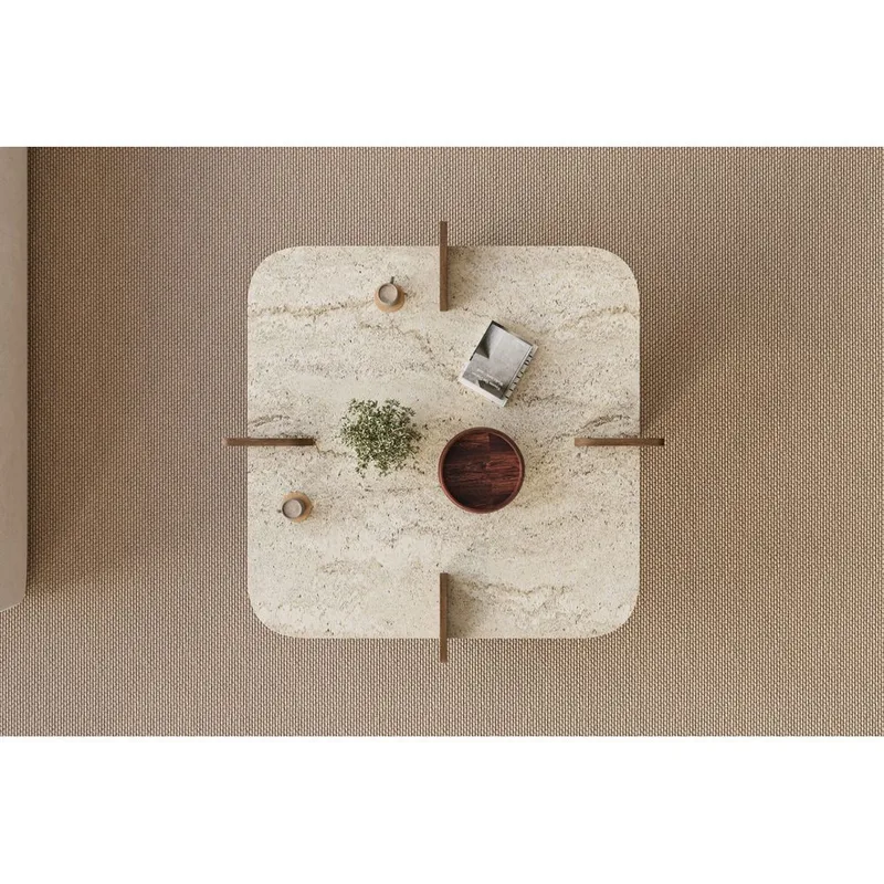 Denros Sofabord 90 cm - Brun/Mørkebrun - Møbler - Bord - Sofabord & salongbord