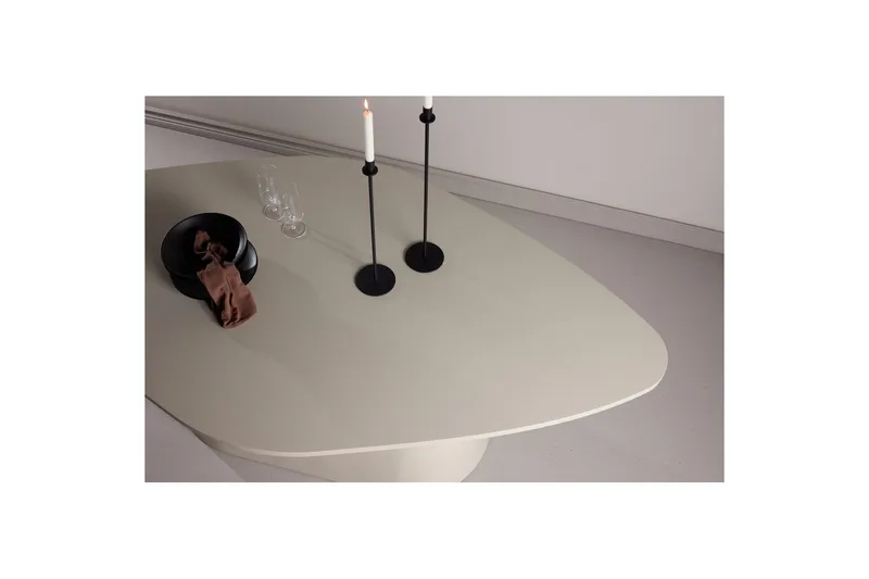 Diamond Stort Ovalt Spisebord 210 cm - Beige - Møbler - Bord - Spisebord & kjøkkenbord