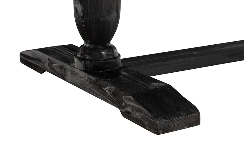 Dijon Spisegruppe 200 cm inkl. 6 Bergviken Stoler i Kunstskinn - Brun - Møbler - Bord - Spisegruppe