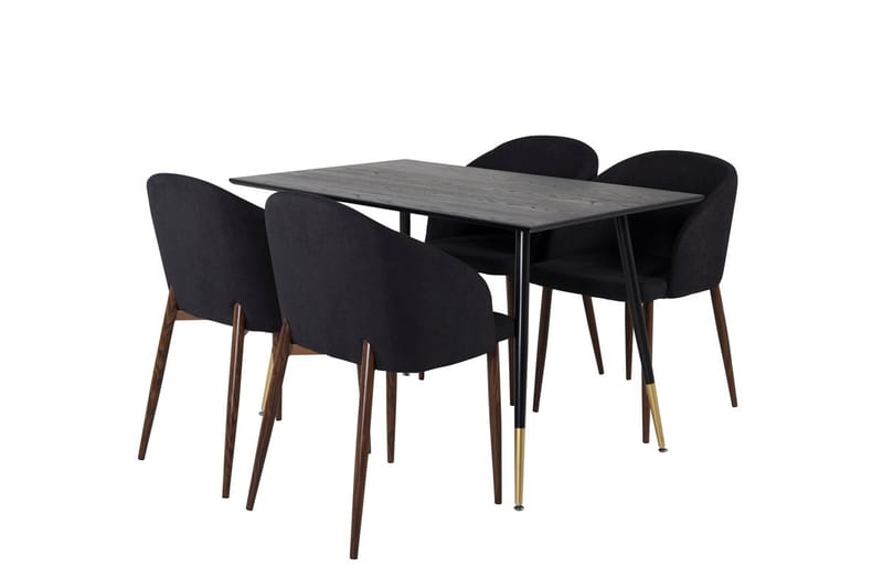 Dipp Spisebord 120 cm med 4 Arch Spisestoler - Møbler - Bord - Spisegruppe