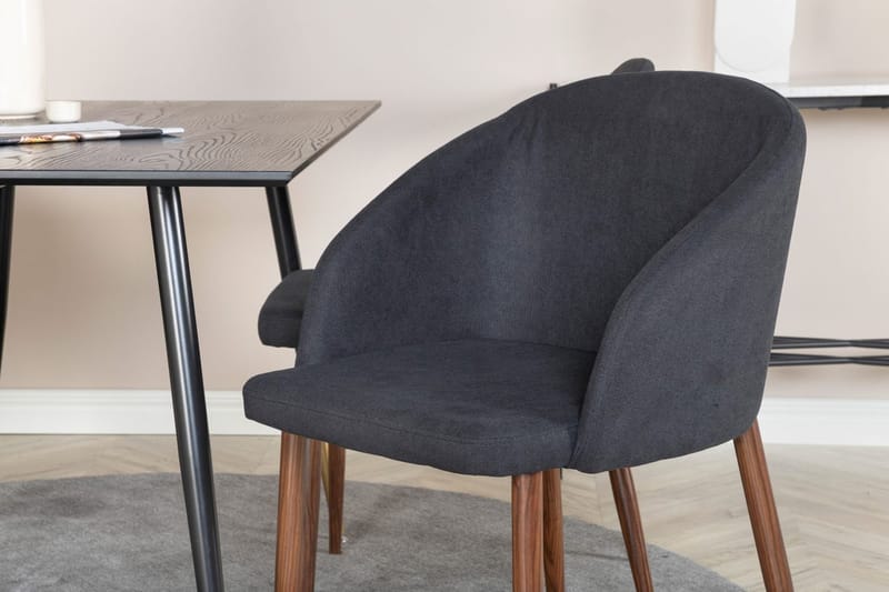 Dipp Spisebord 120 cm med 4 Arch Spisestoler - Møbler - Bord - Spisegruppe