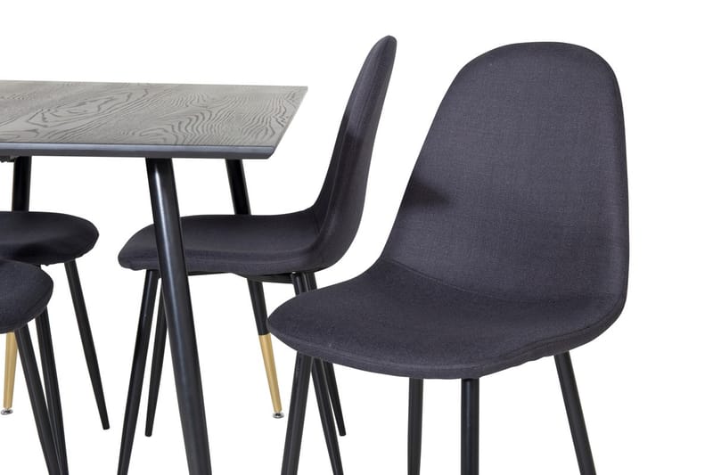 Dipp spisebord 120 cm med 4 Polar spisestoler - Møbler - Bord - Spisegruppe