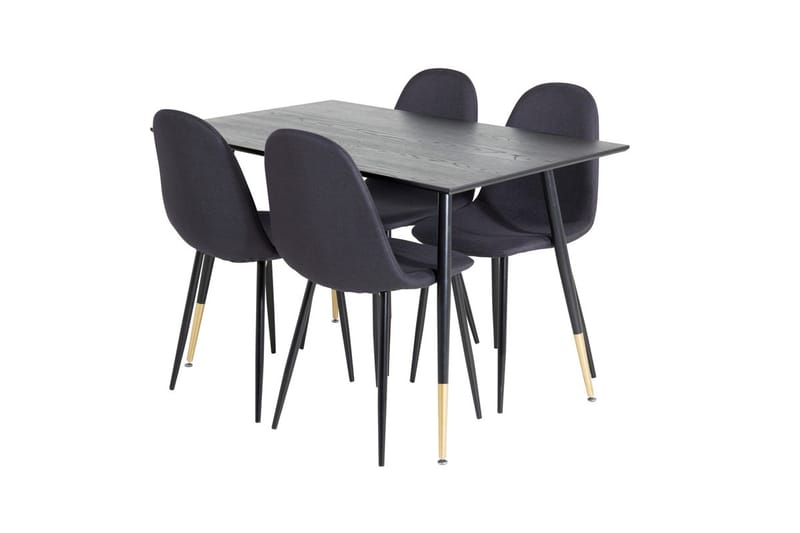 Dipp spisebord 120 cm med 4 Polar spisestoler - Møbler - Bord - Spisegruppe