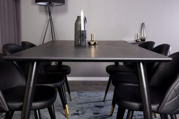 Dipp spisebord 180 cm med 6 Velvet Deluxe spisestoler - Møbler - Bord - Spisegruppe