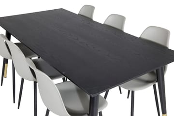 Dipp spisebord 180 cm med 6 Polar spisestoler - Møbler - Bord - Spisegruppe