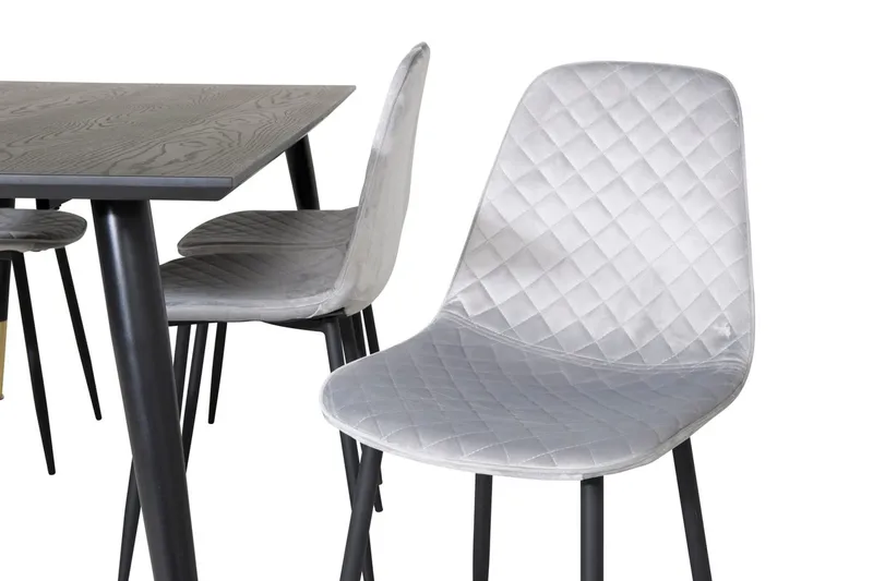 Dipp spisebord 180 cm med 6 Polar spisestoler