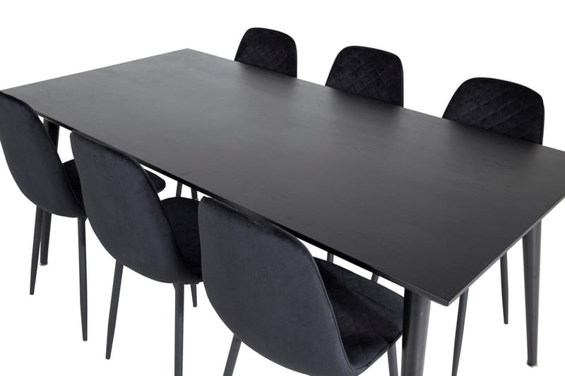 Dipp spisebord 180 cm med 6 Polar spisestoler - Møbler - Bord - Spisegruppe