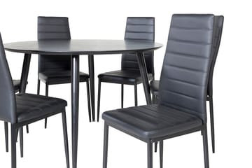 Dipp Spisebord med 6 Slim Spisestoler - Møbler - Bord - Spisegruppe