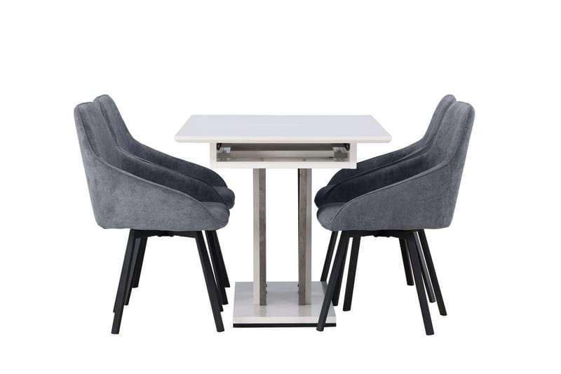 Disa Spisebord 120x80 cm med 4 Rosie Spisestoler - Møbler - Bord - Spisegruppe