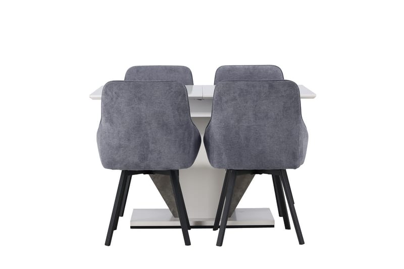 Disa Spisebord 120x80 cm med 4 Rosie Spisestoler - Møbler - Bord - Spisegruppe