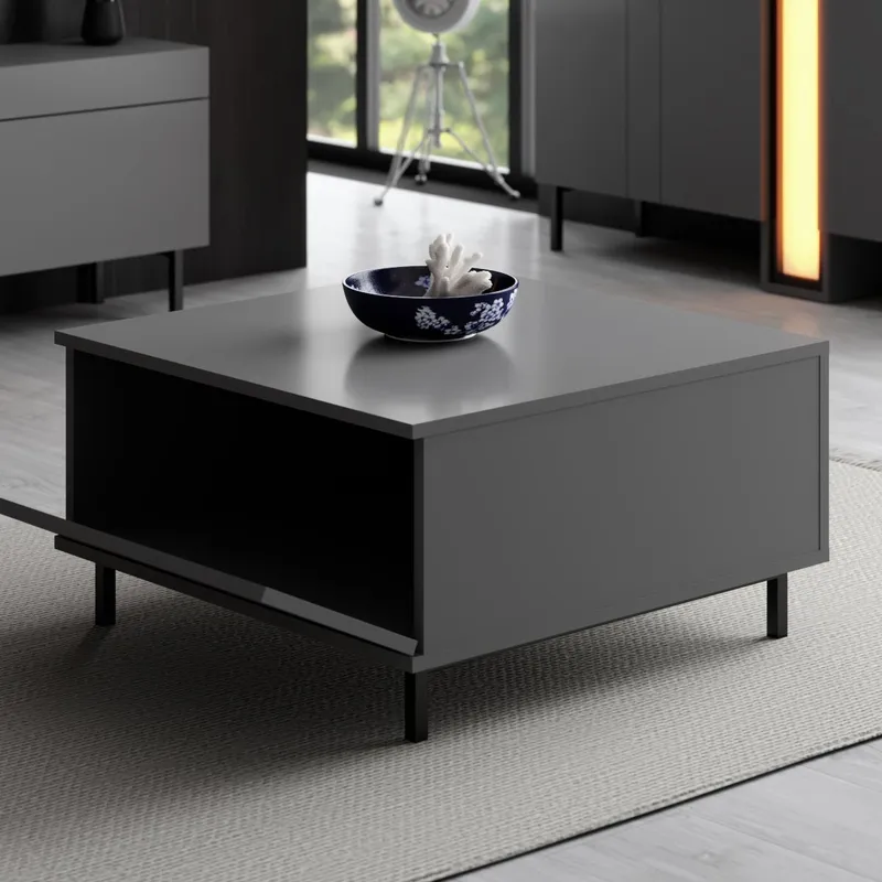 Djarhint Sofabord 75 cm - Antrasitt - Møbler - Bord - Sofabord & salongbord