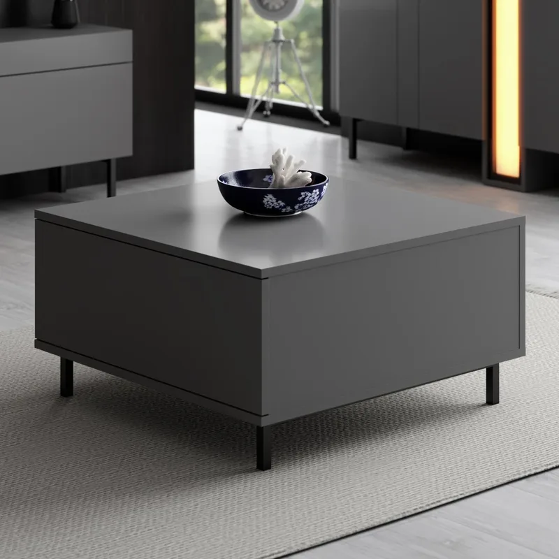 Djarhint Sofabord 75 cm - Antrasitt - Møbler - Bord - Sofabord & salongbord