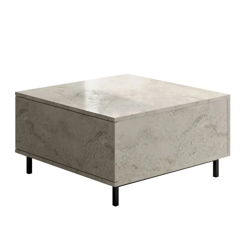 Djarhint Sofabord 75 cm, Travertin