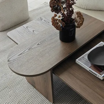 Djarhint Sofabordsett 82 cm - Bronse/valnøtt - Møbler - Bord - Sofabord & salongbord