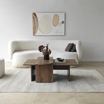Djarhint Sofabordsett 82 cm - Bronse/valnøtt - Møbler - Bord - Sofabord & salongbord