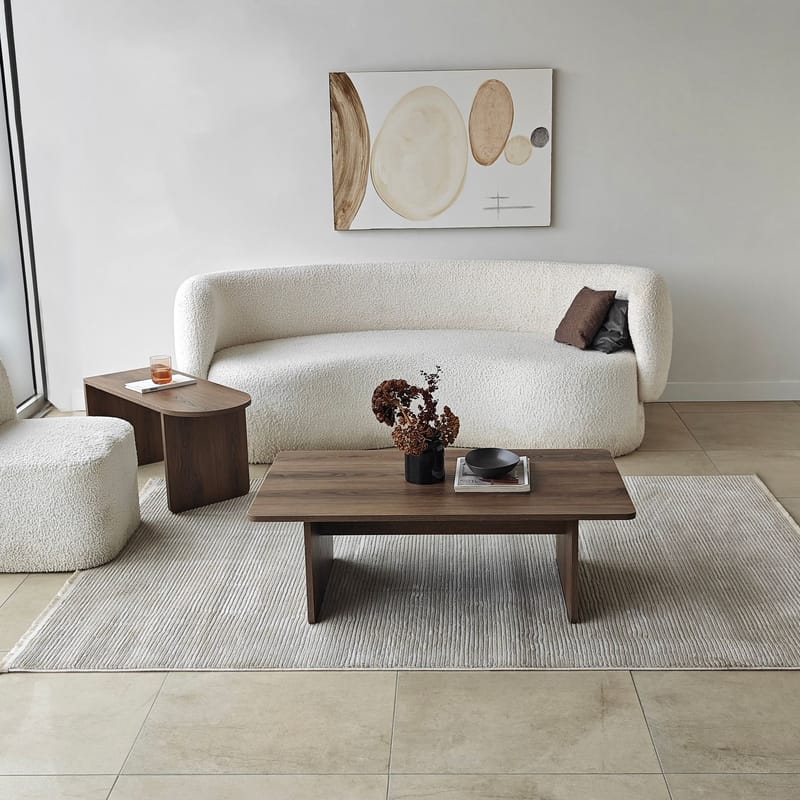 Djarhint Sofabordsett 82 cm - Bronse/valnøtt - Møbler - Bord - Sofabord & salongbord