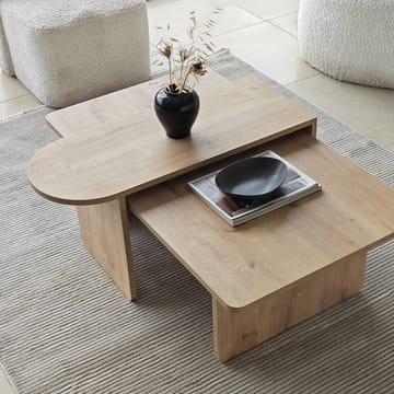 Djarhint Sofabordsett 82 cm - Bronze og Sapphire Oak - Møbler - Bord - Sofabord & salongbord