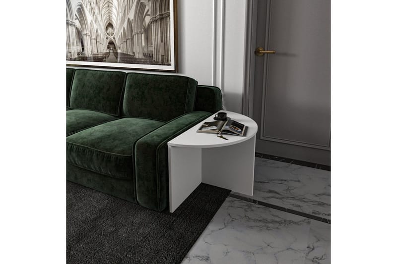 Dolcer Sofabord 70 cm - Hvit - Møbler - Bord - Sofabord & salongbord