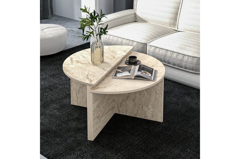 Dolcer Sofabord 70 cm - Ivory - Møbler - Bord - Sofabord & salongbord