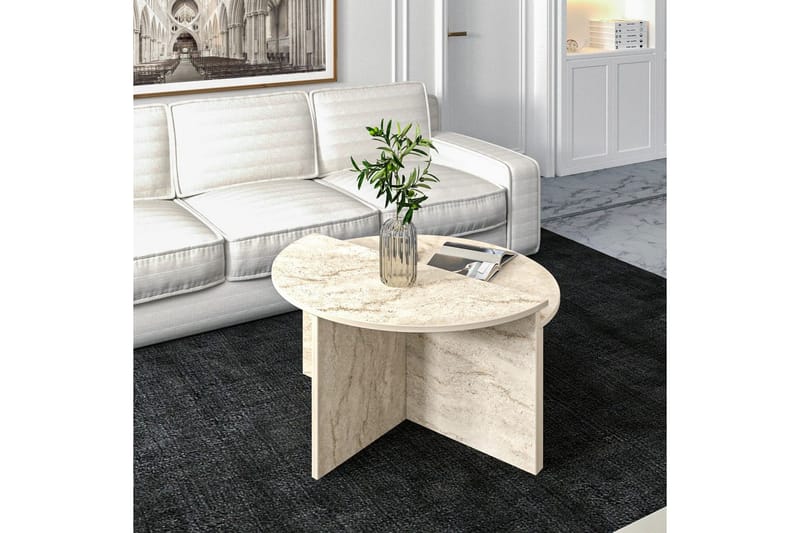 Dolcer Sofabord 70 cm - Ivory - Møbler - Bord - Sofabord & salongbord