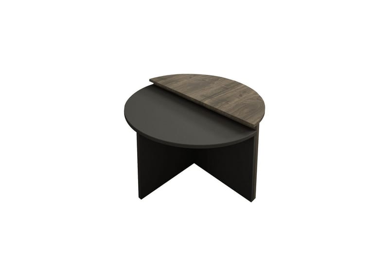 Dolcer Sofabord 70 cm - Lysfarget tre/Antrasitt - Møbler - Bord - Sofabord & salongbord