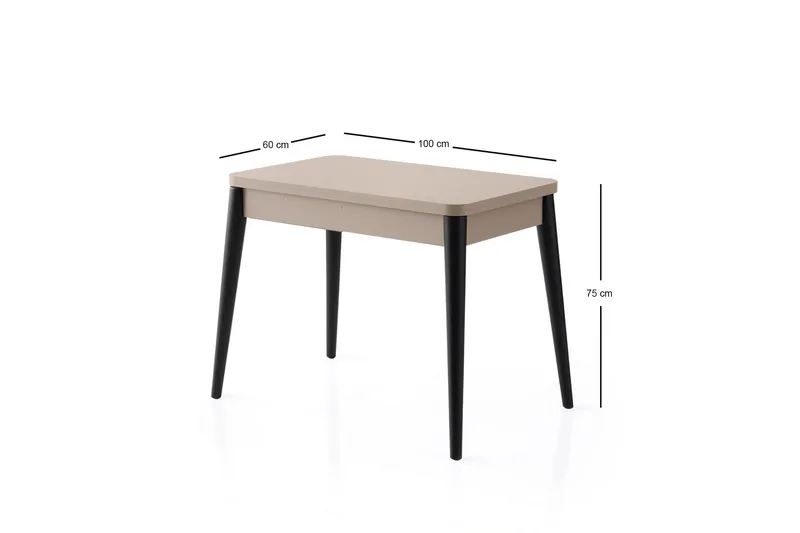 Dolcer Spisebord 100 cm Rektangulært - Brun - Møbler - Bord - Spisebord & kjøkkenbord