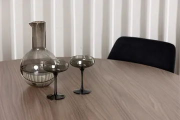 Durango Matgruppe 120 cm Rund med 4 Night Stoler - Valnød - Møbler - Bord - Spisegruppe