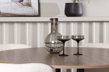 Durango Spisebord 120 cm Rundt med 4 Edina Spisestoler - Møbler - Bord - Spisegruppe