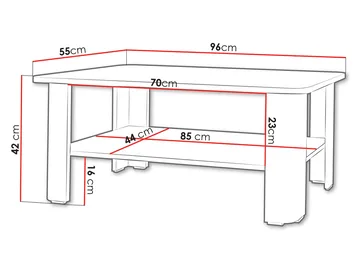 Durvan Sofabord 96 cm - Møbler - Bord - Sofabord & salongbord